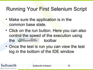 selenium automation -2 || how to write 1st selenium... Test automation using selenium | PPT