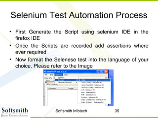 Test automation using selenium | PPT