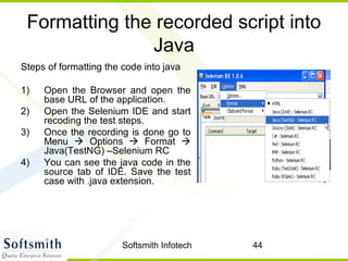 Test automation using selenium | PPT