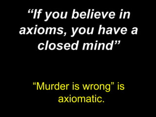 Some people think that’s wrong