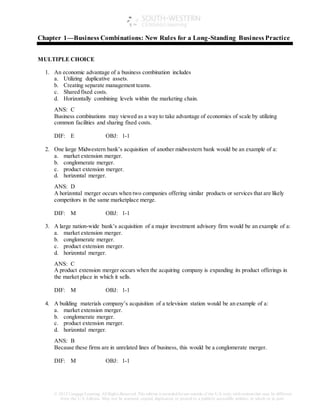 Testbank ch 1 | DOC