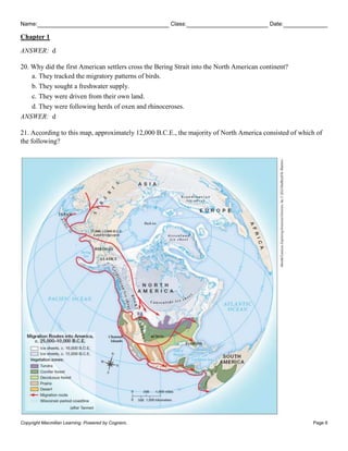 test bank Exploring American Histories, (Volume 1 +2), 4e Nancy Hewitt ...