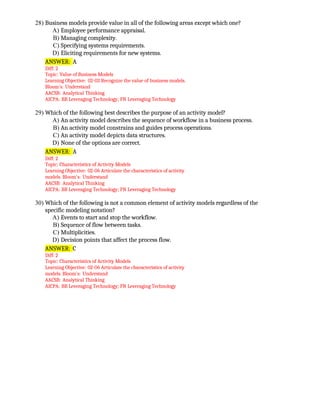 TEST BANK For Accounting Information Systems 4th Edition by Vernon ...