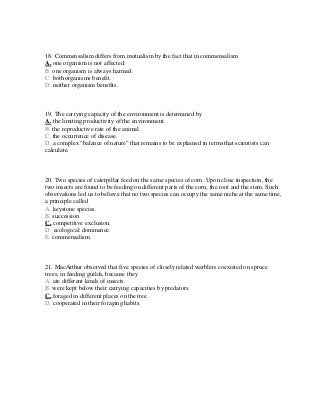 Test Bank For Animal Diversity 7th Edition By Hickman