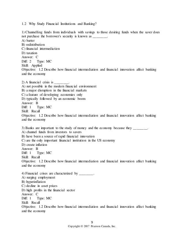 Test bank for economics of money, banking and financial markets 6th c…