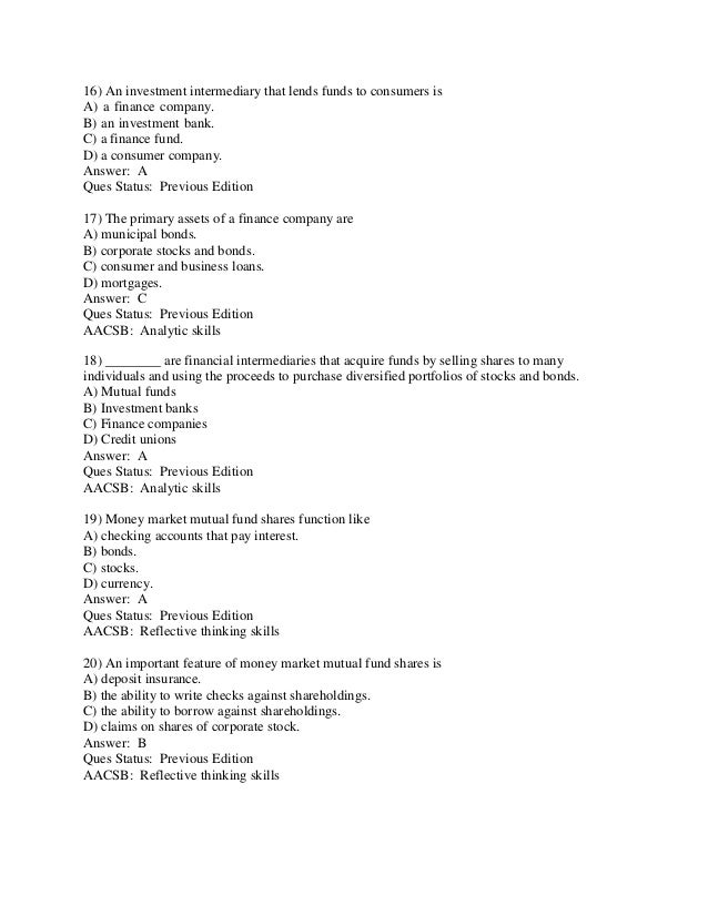 Test bank for economics of money banking and financial markets the bu…