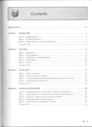 Test bank for fundamentals of english grammar | PDF