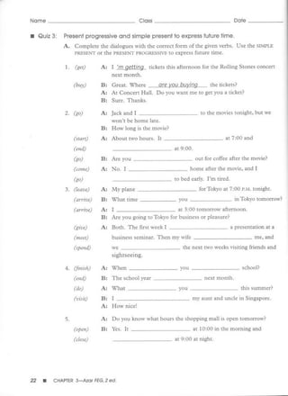 Test bank for fundamentals of english grammar | PDF