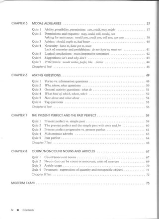 Test bank for fundamentals of english grammar | PDF