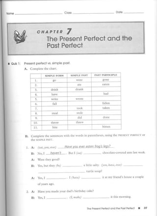 Test bank for fundamentals of english grammar | PDF