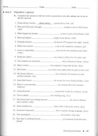 Test bank for fundamentals of english grammar | PDF