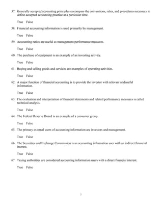 Test bank for principles of accounting 12th edition by needles | PDF