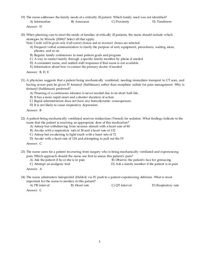 Test bank for understanding the essentials of critical care nursing 3…