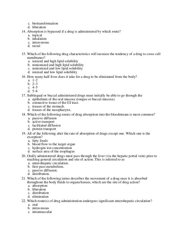 Test bank oral pharmacology for the dental hygienist 2nd edition mea