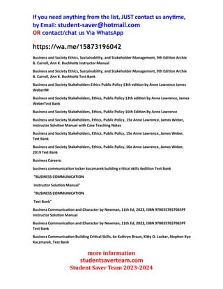 Test Banks and Solutions manual 2023-2024 Part2.ppt