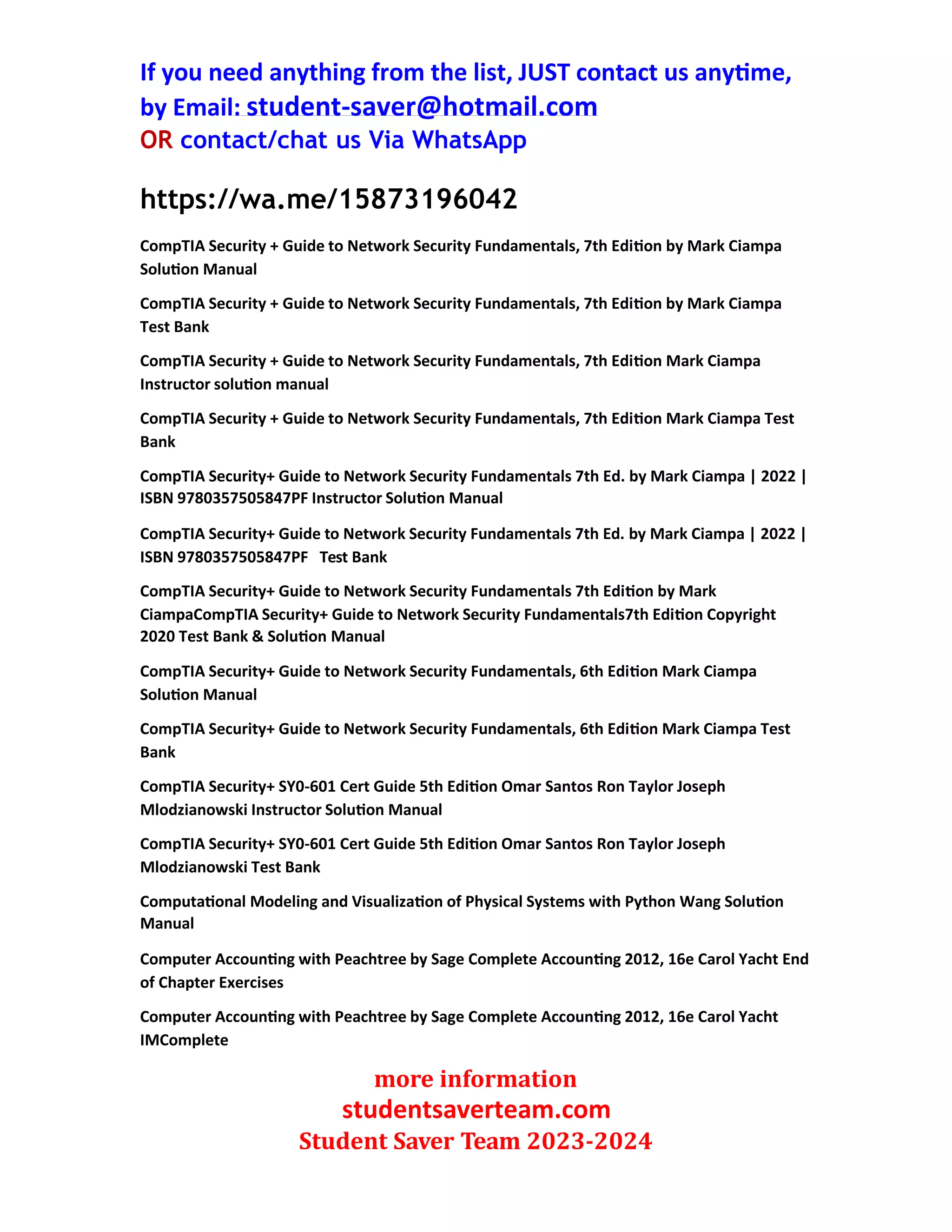 Test Banks and Solutions manual 2023-2024 Part3.ppt