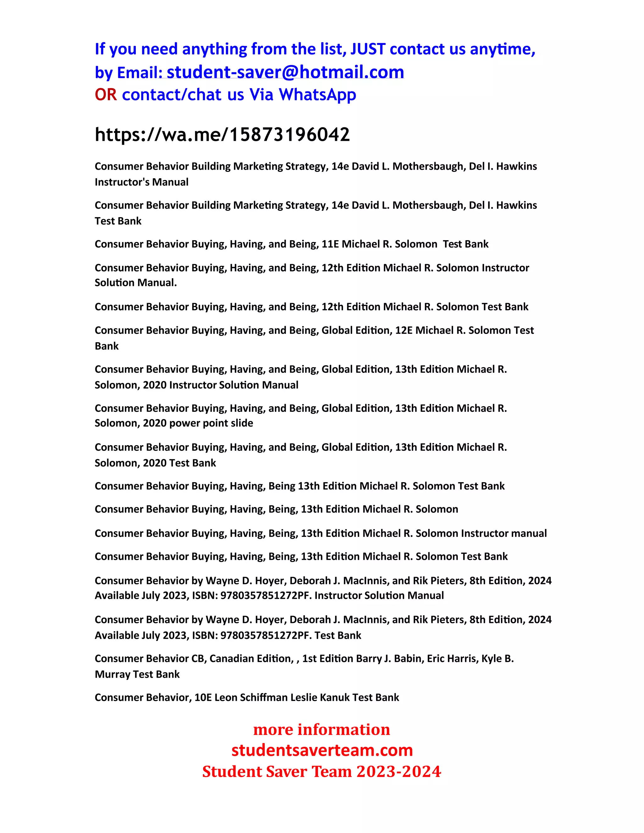 Test Banks and Solutions manual 2023-2024 Part3.ppt