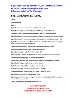 Test Banks and Solutions manual 2023-2024 Part4.ppt