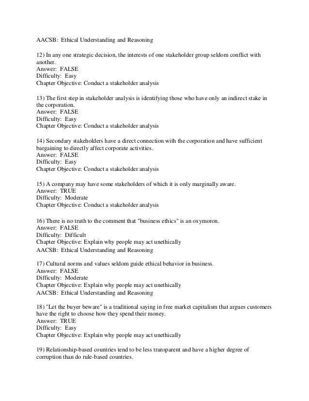 Test bank strategic management and business policy globalization inno…