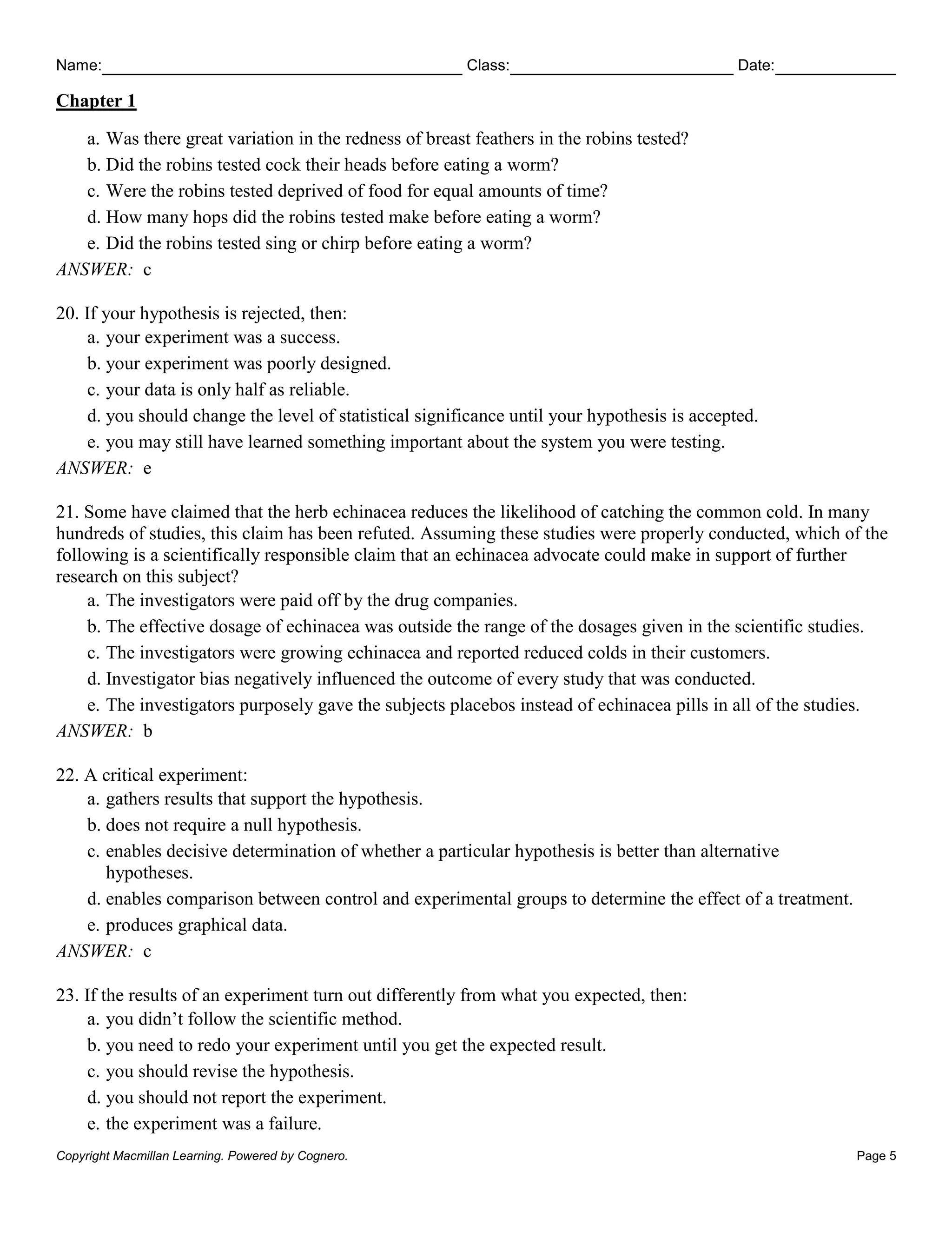 test bank What Is Life A Guide to Biology with Physiology, 5e Jay