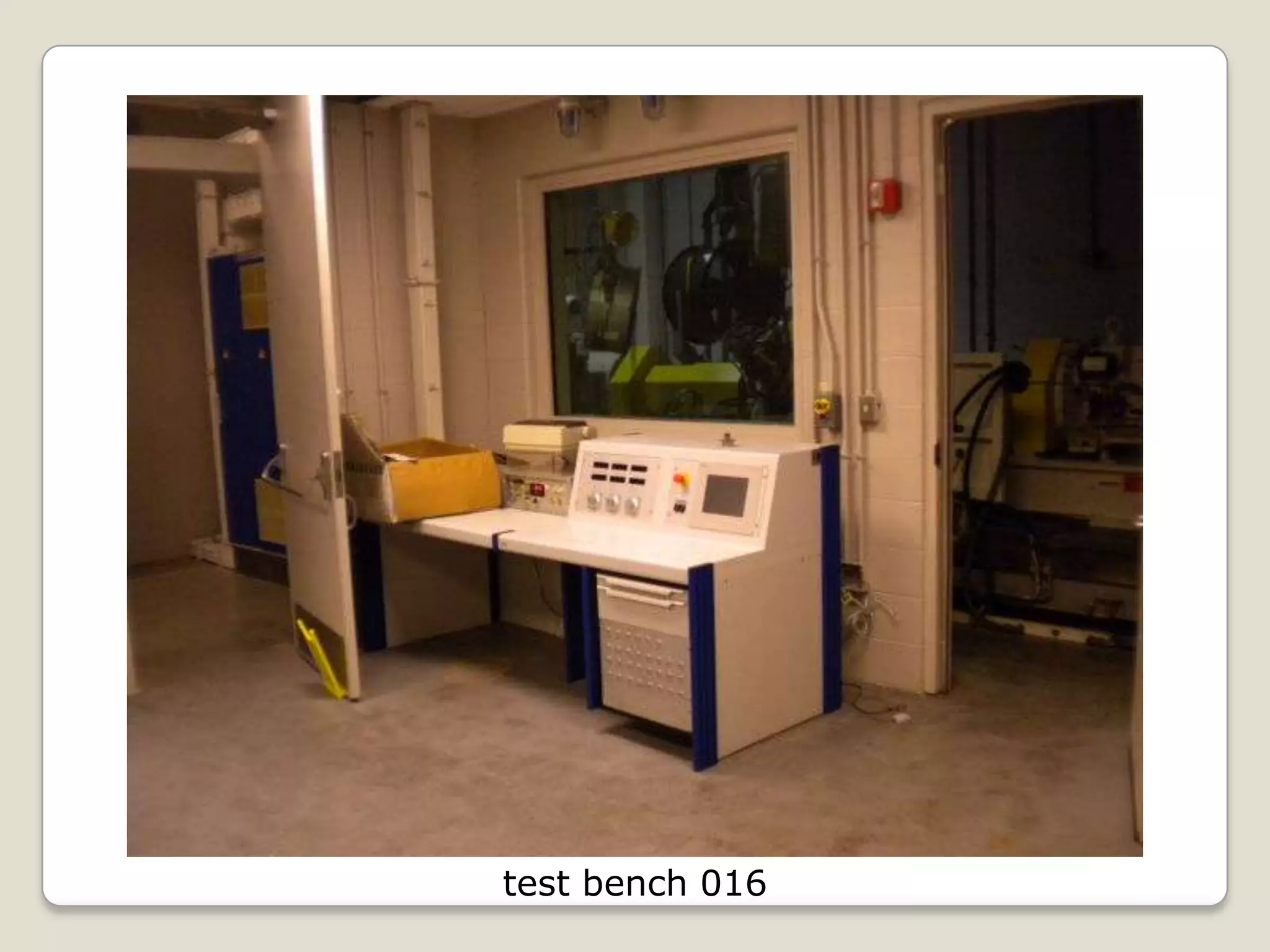 test bench 016