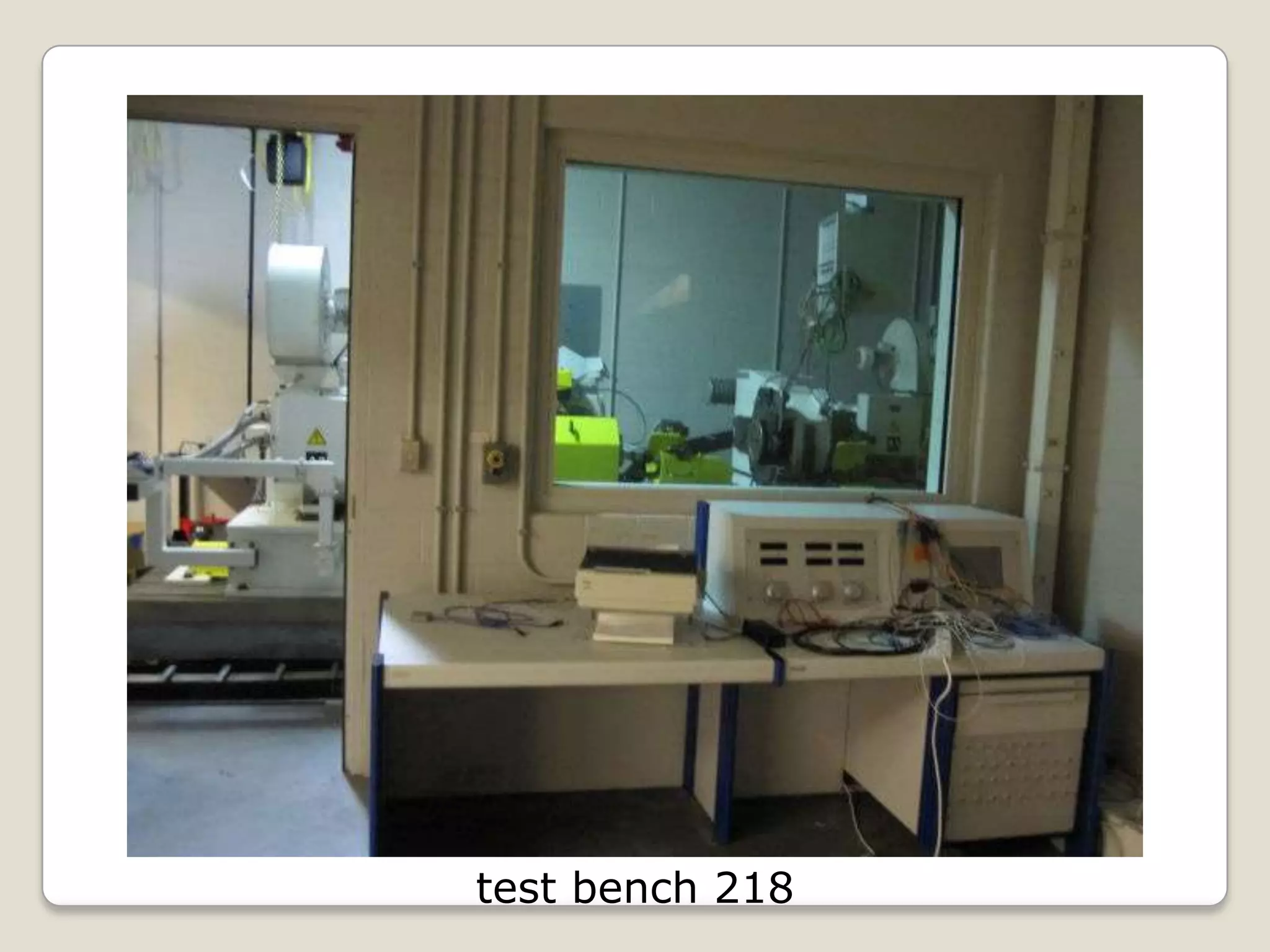 test bench 218