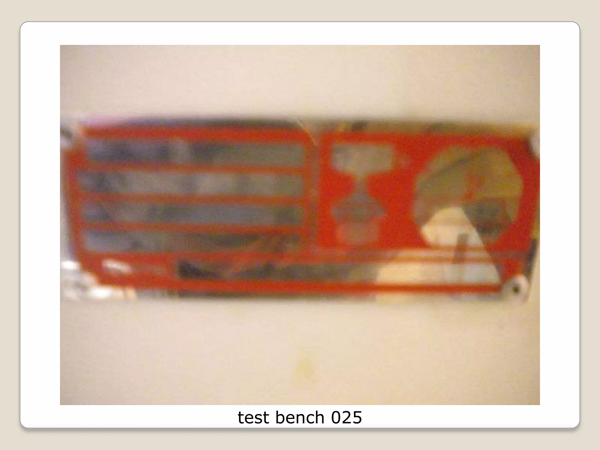 test bench 025