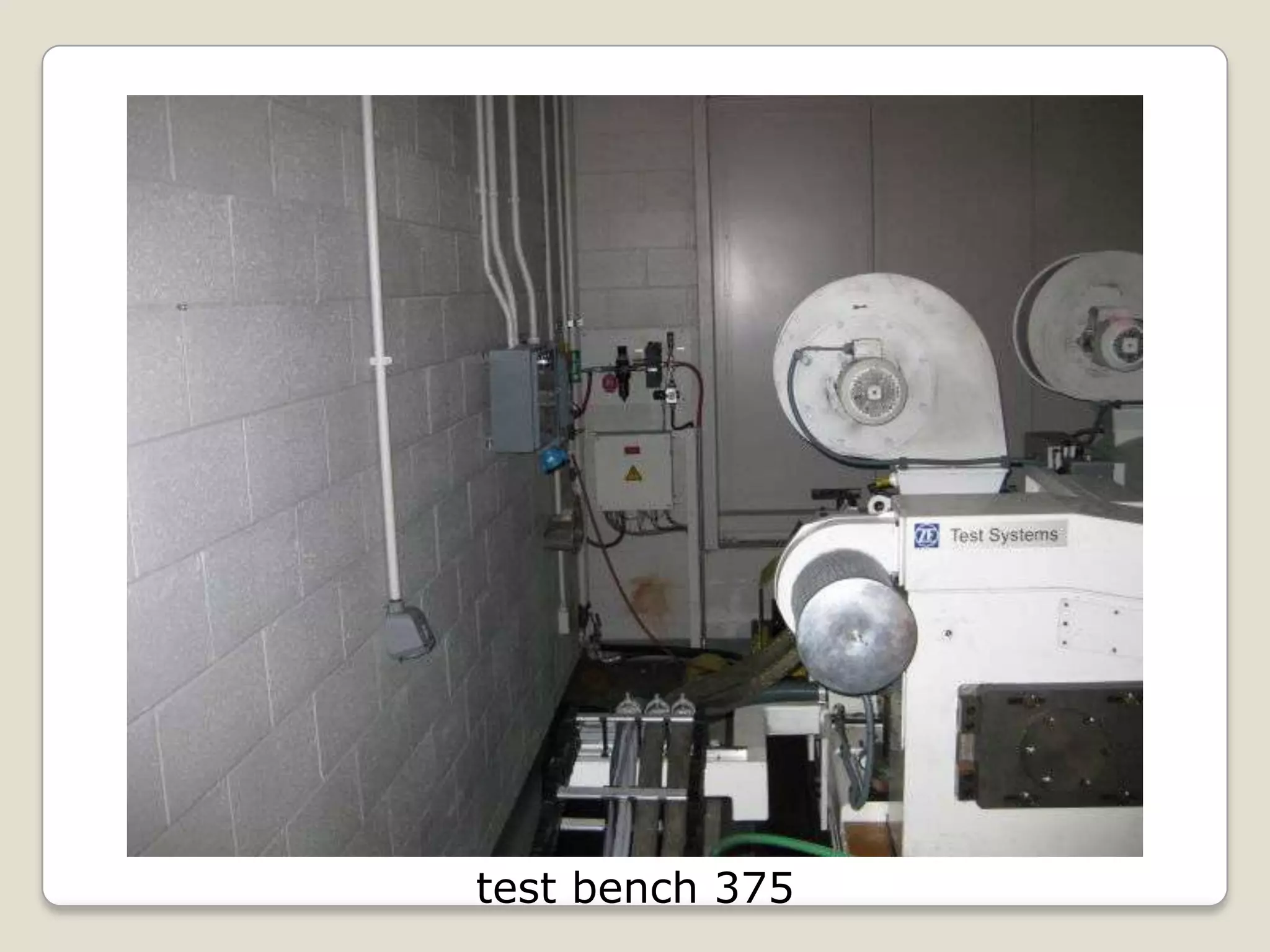 test bench 375