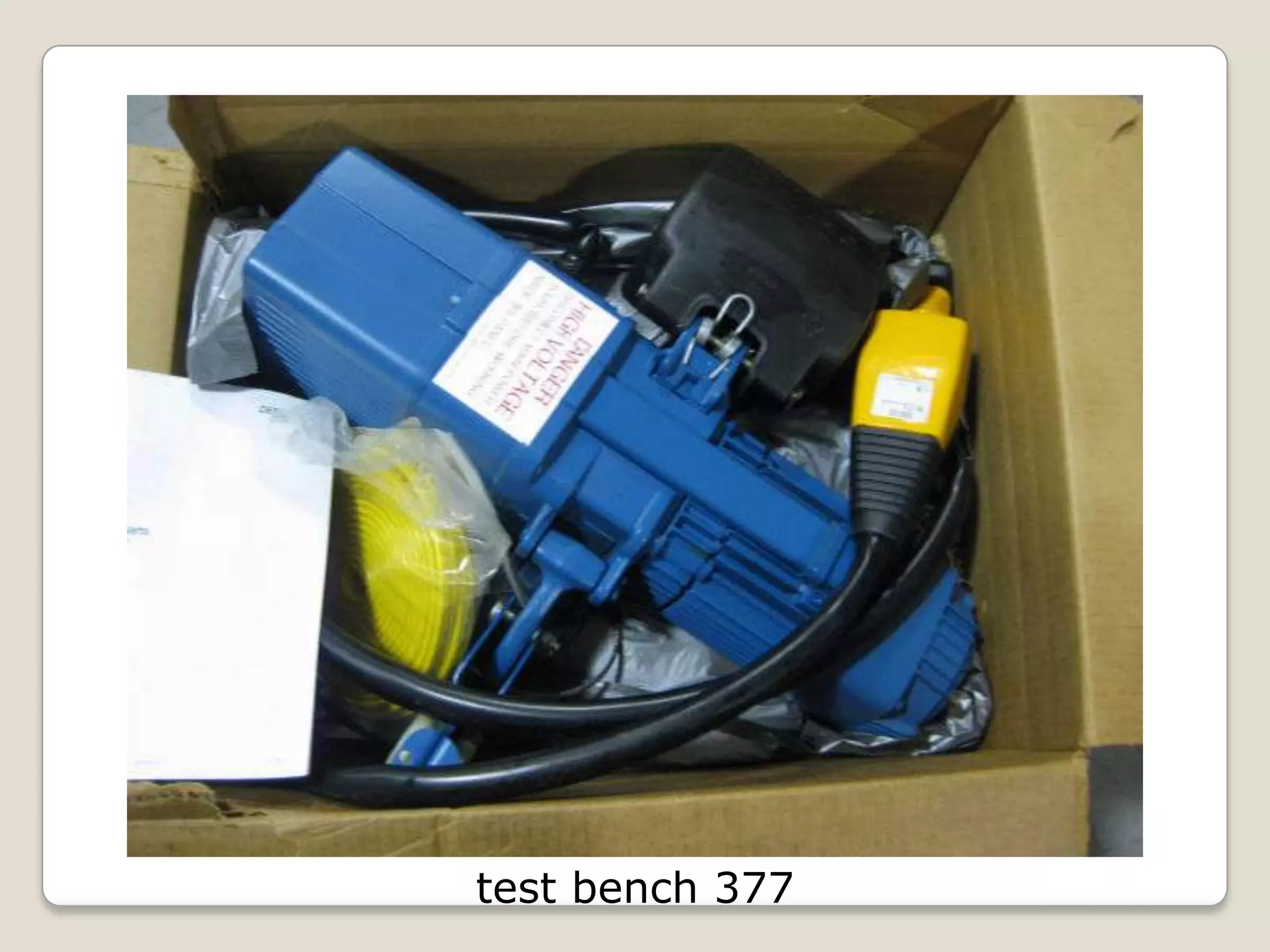 test bench 377