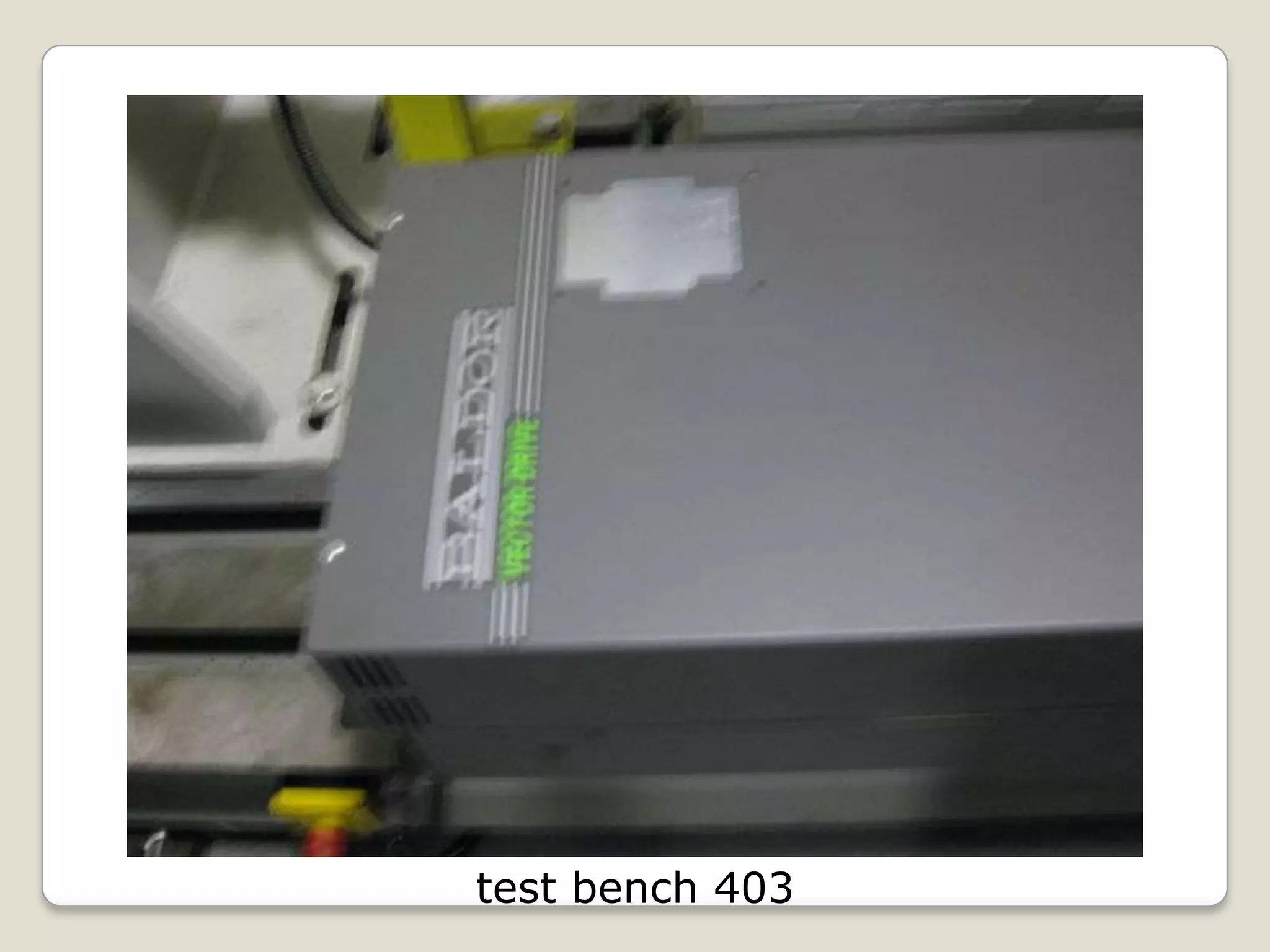test bench 403