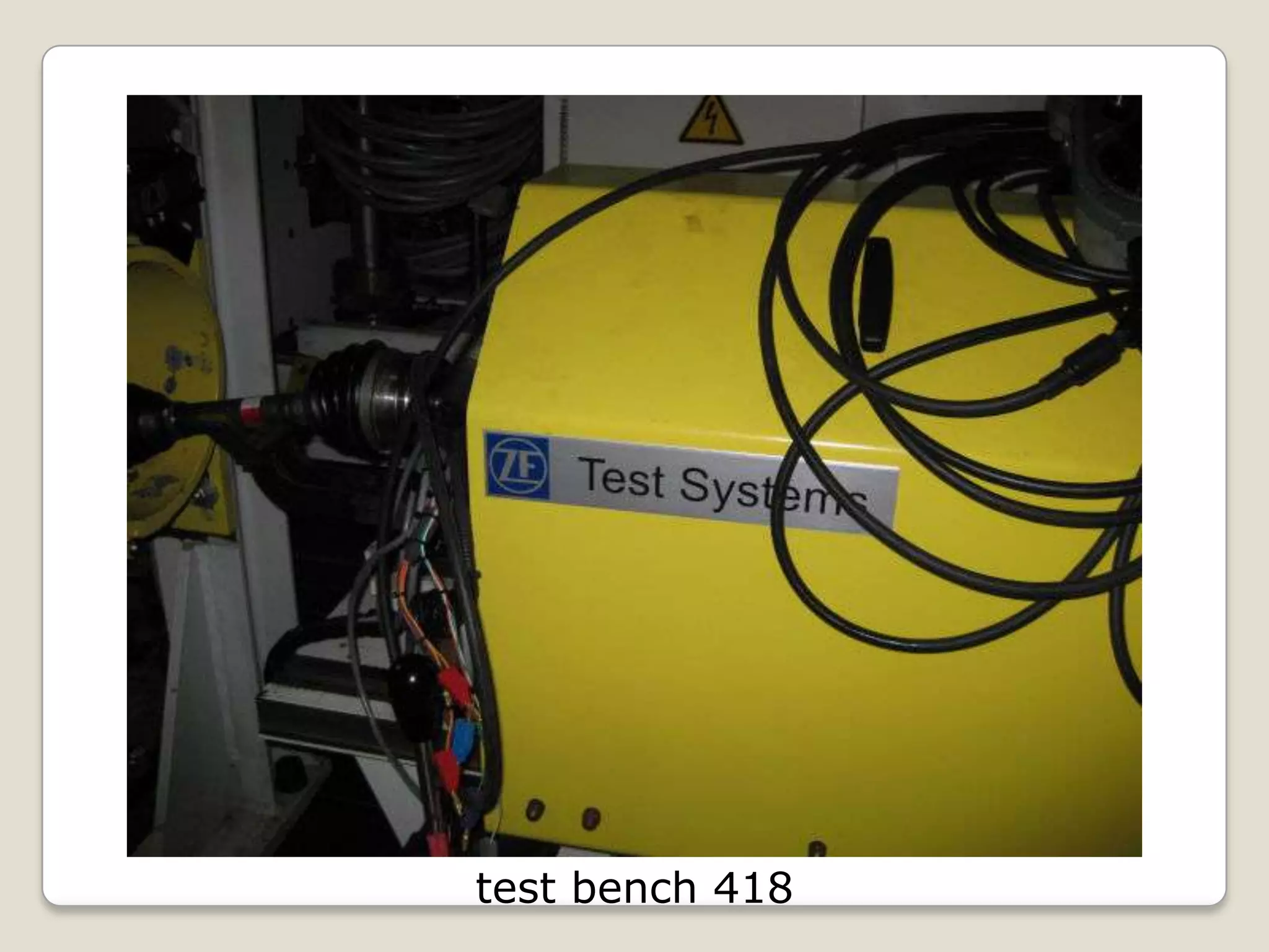test bench 418