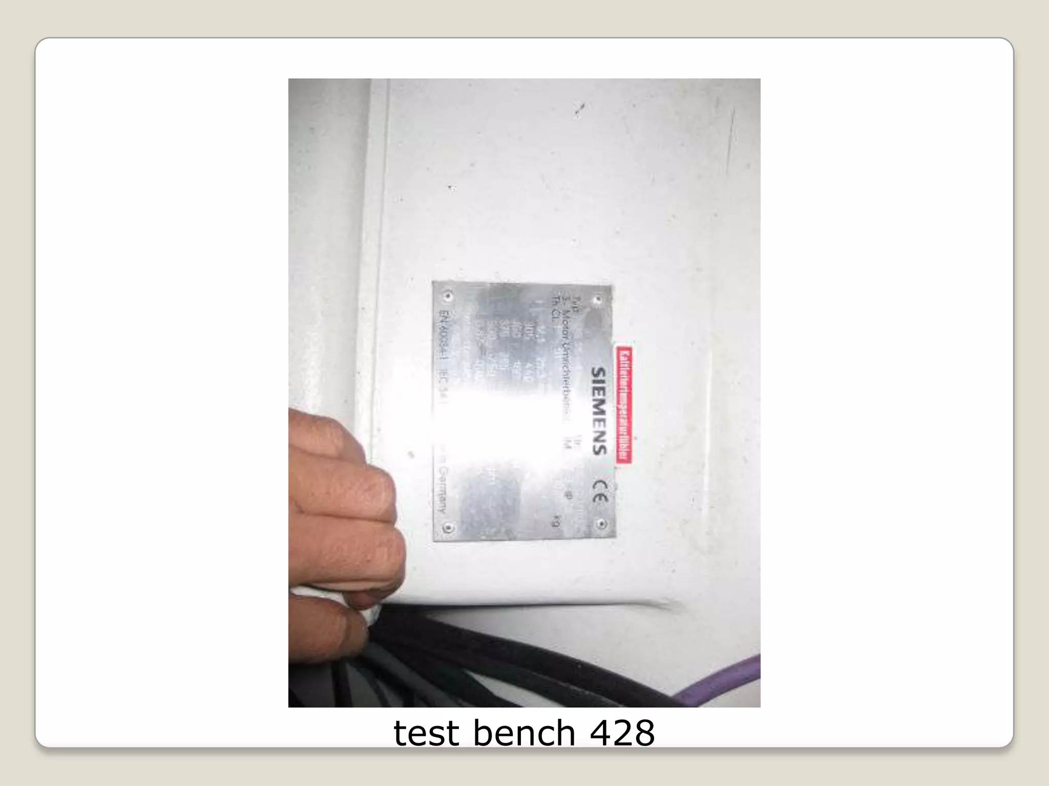 test bench 428