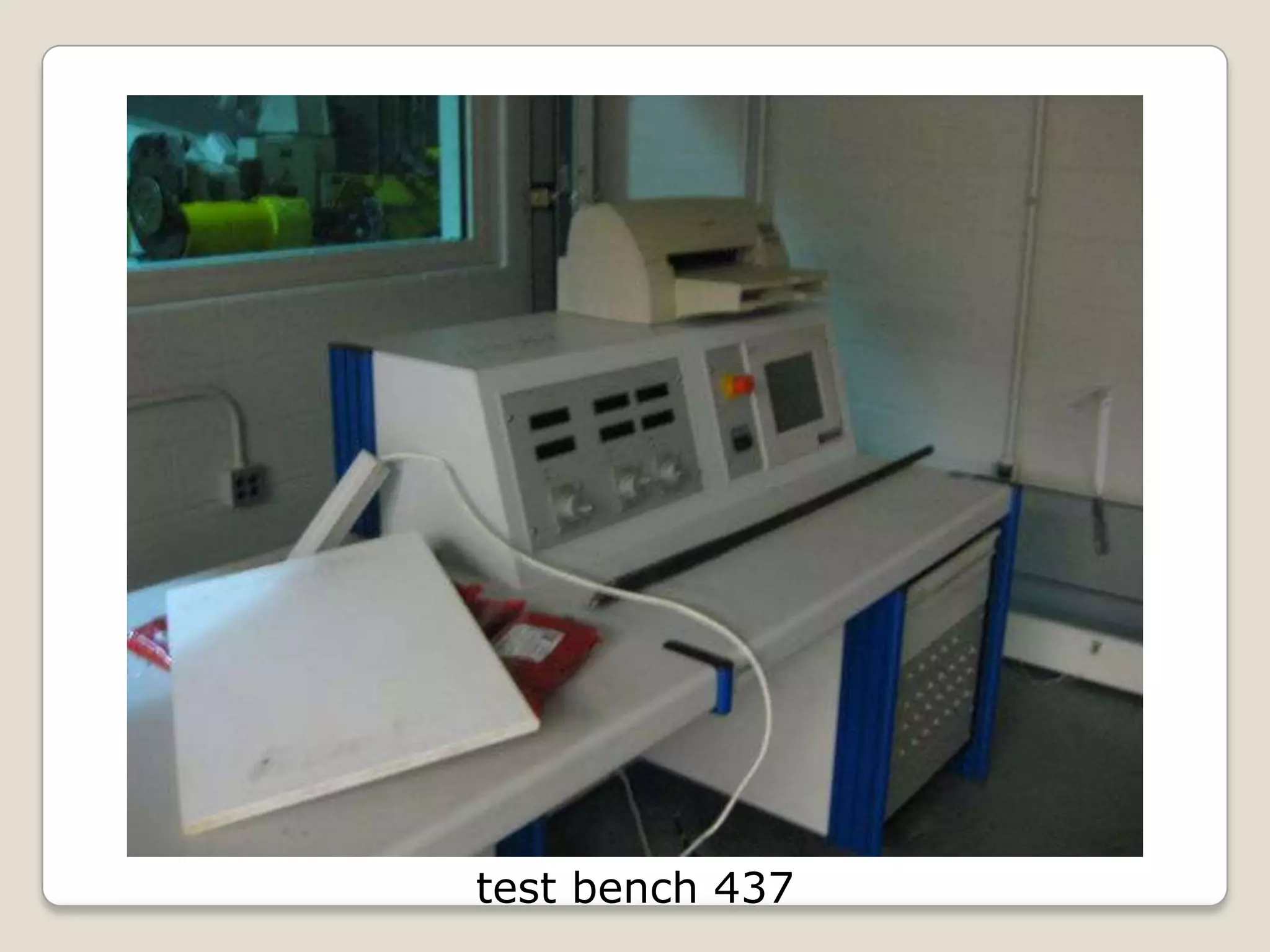 test bench 437