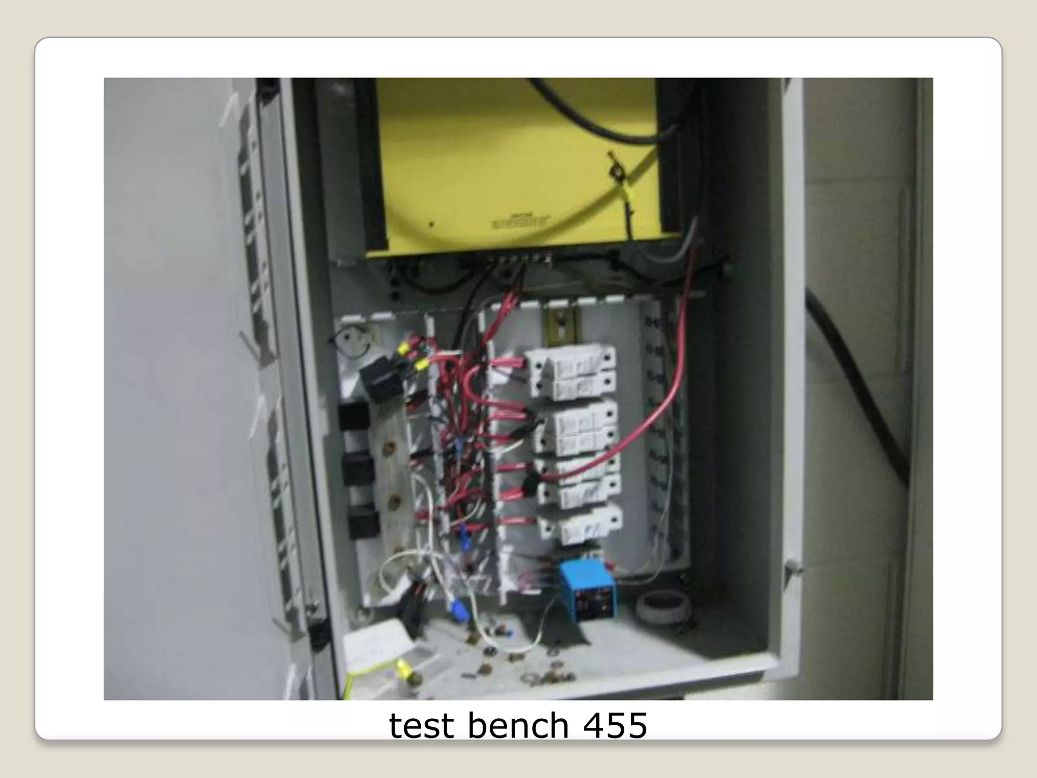 test bench 455
