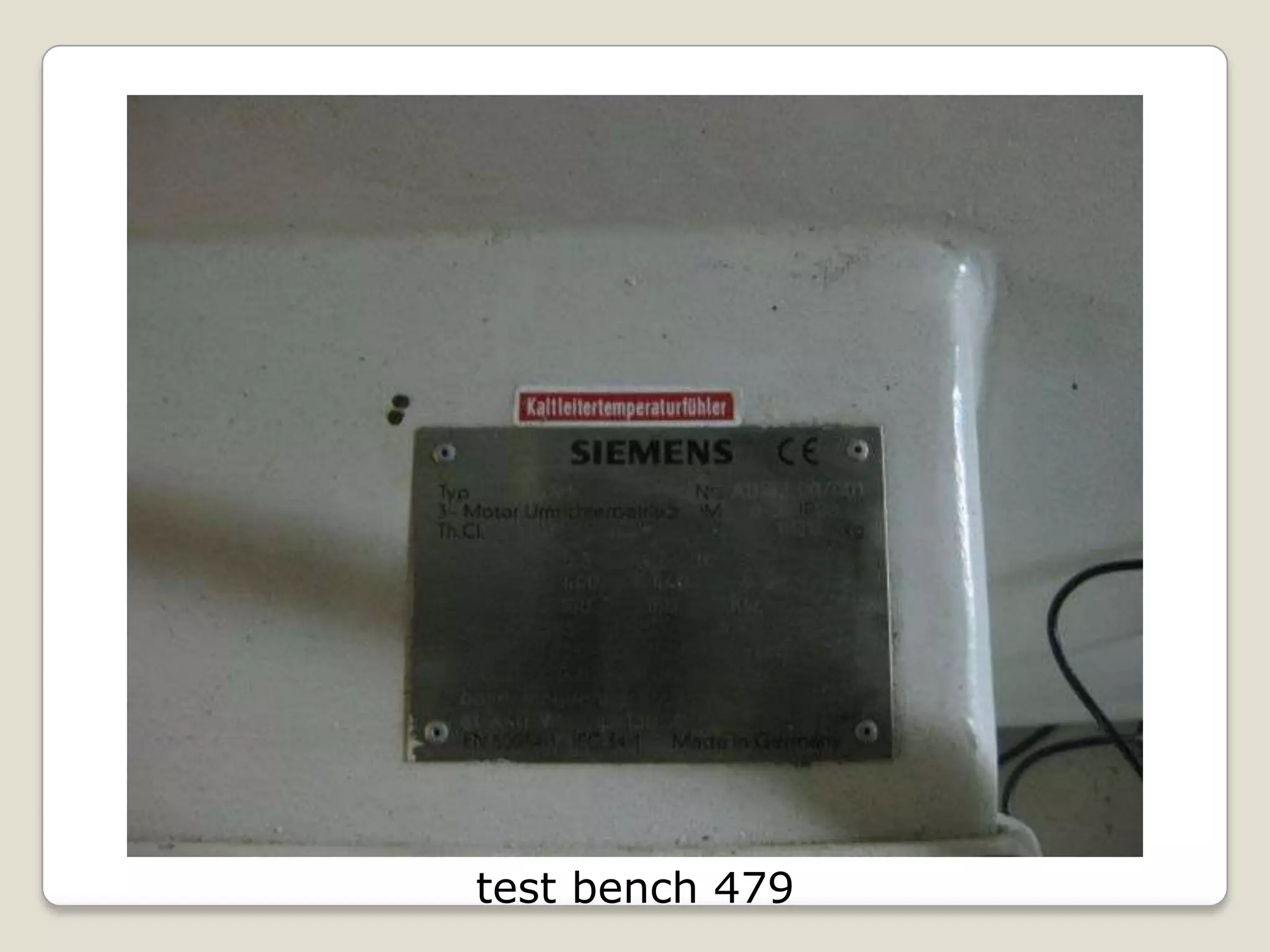 test bench 479