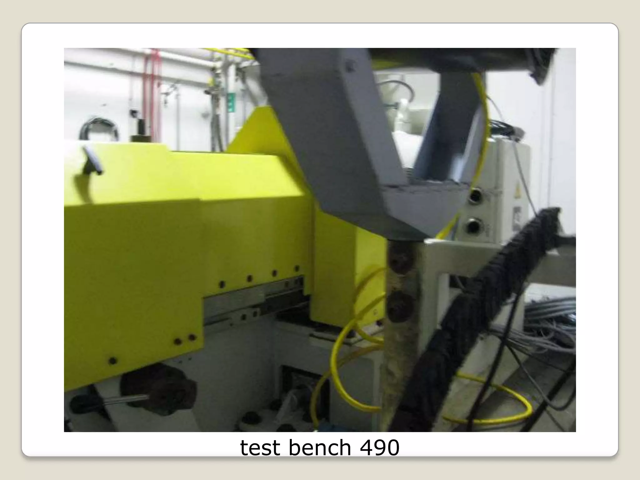 test bench 490