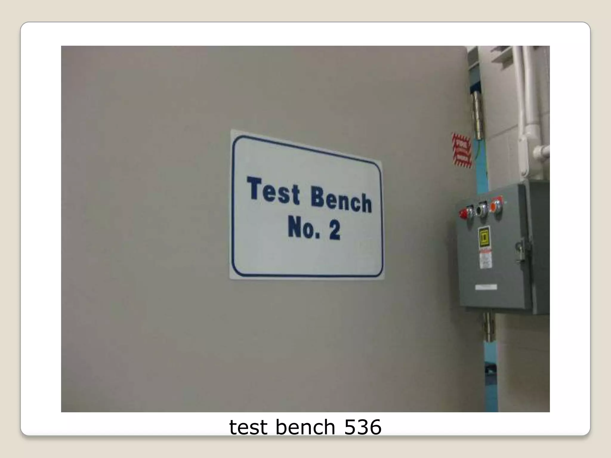 test bench 536