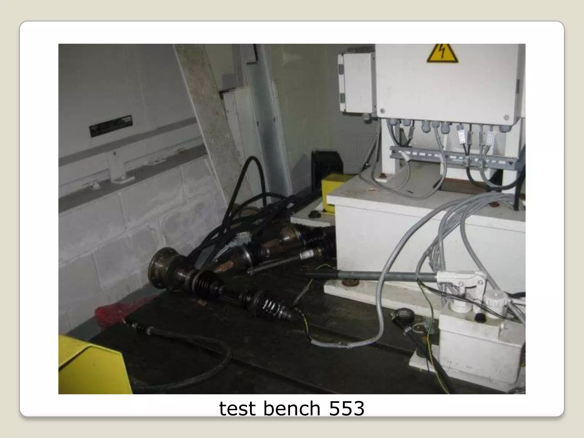 test bench 553