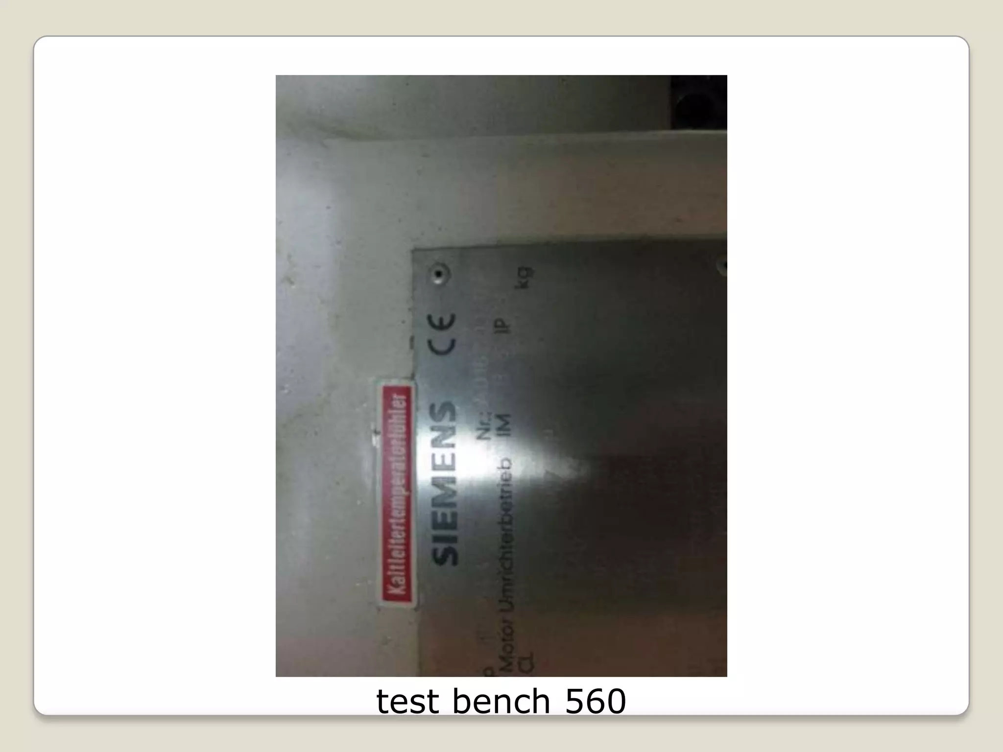 test bench 560