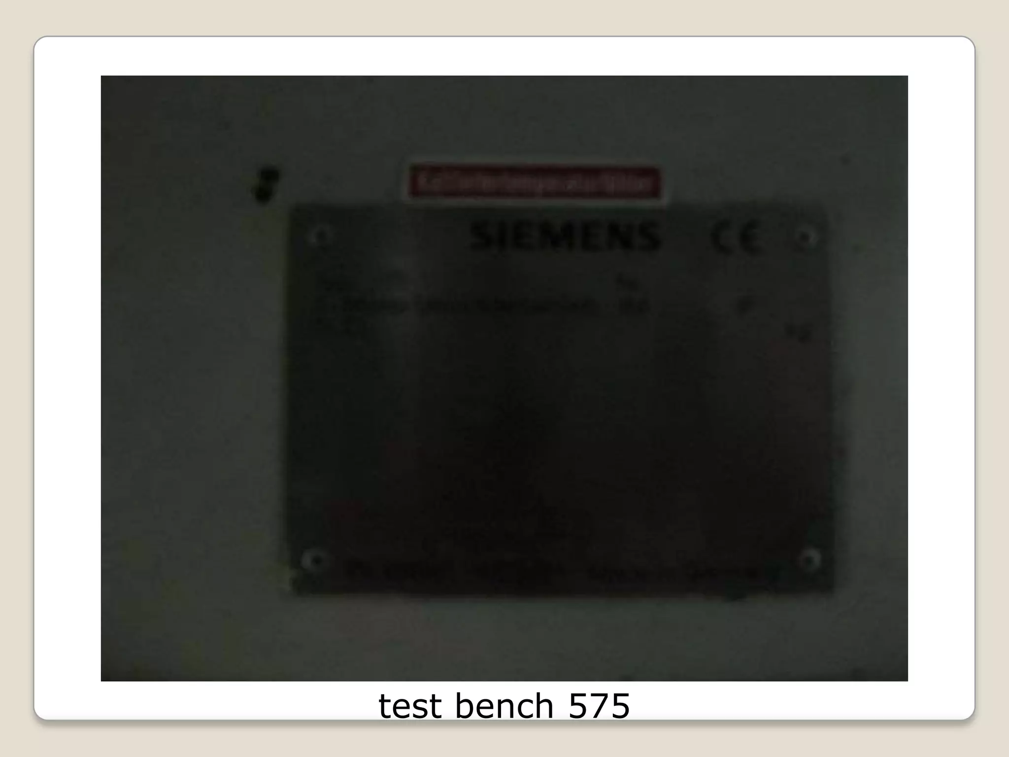 test bench 575
