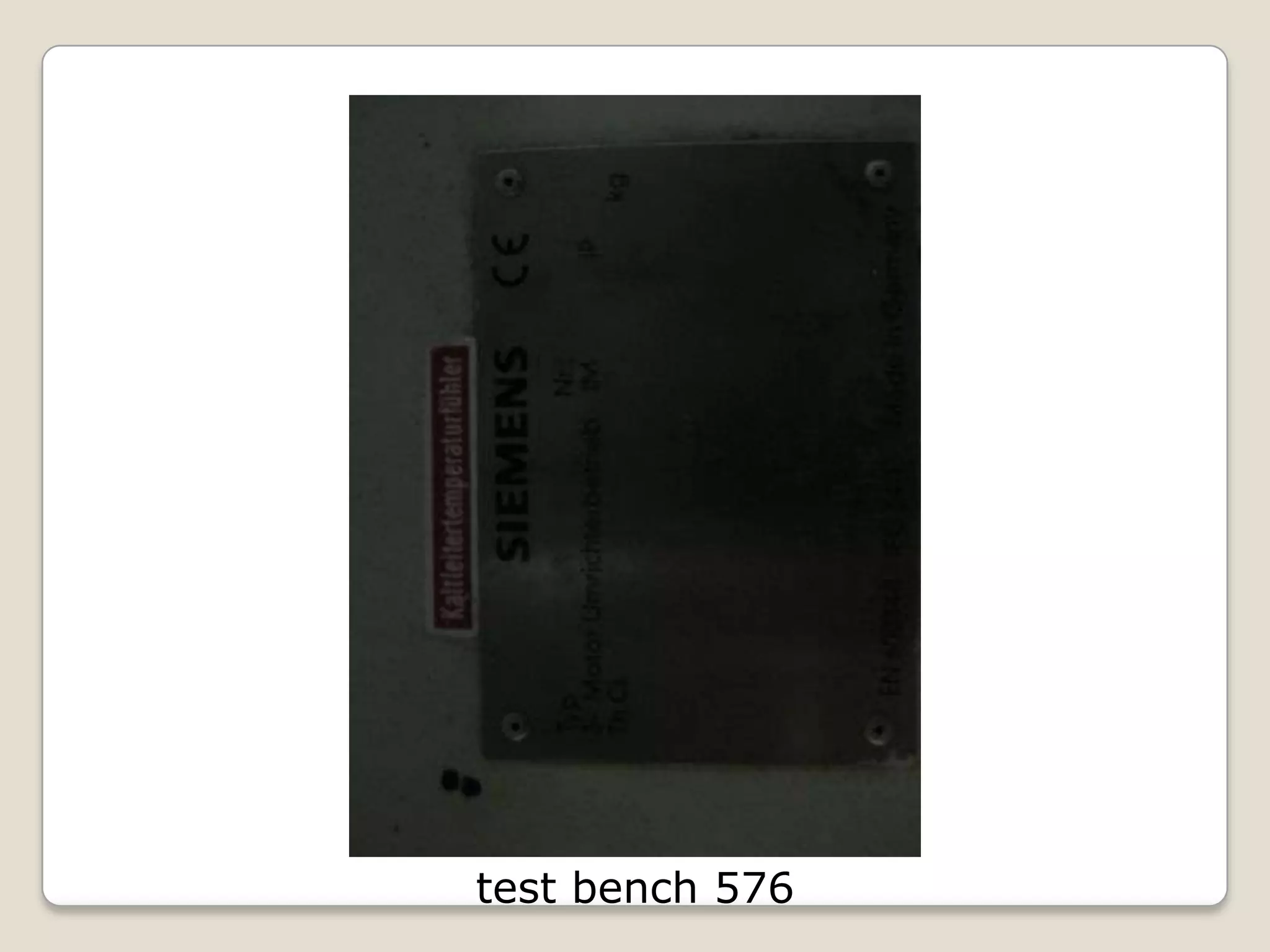 test bench 576