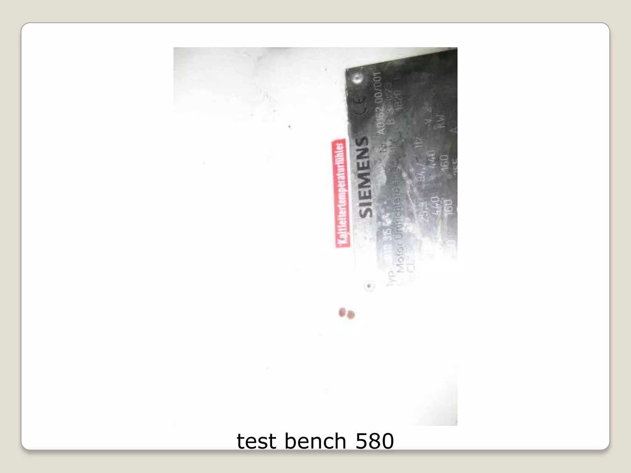 test bench 580
