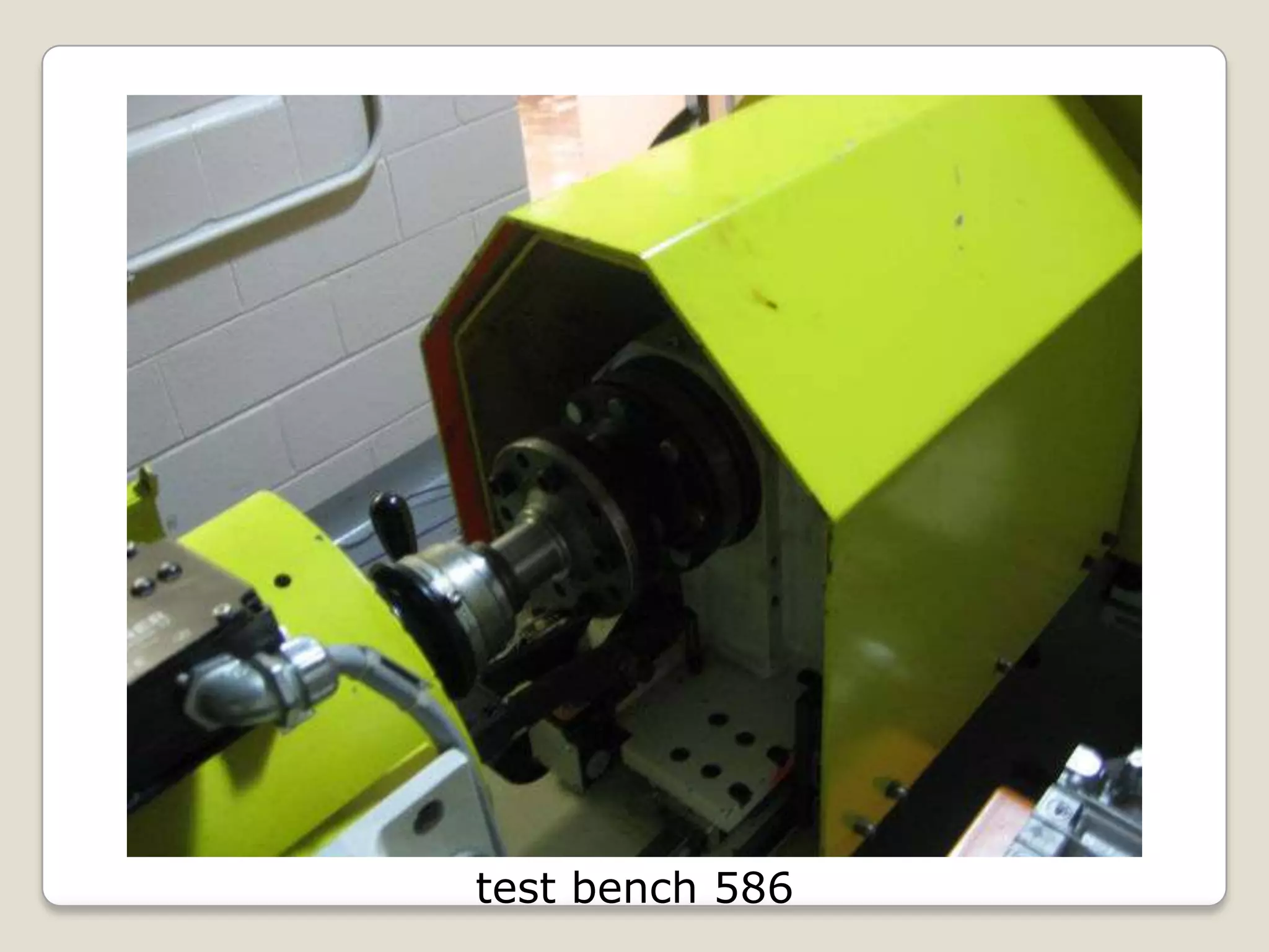 test bench 586