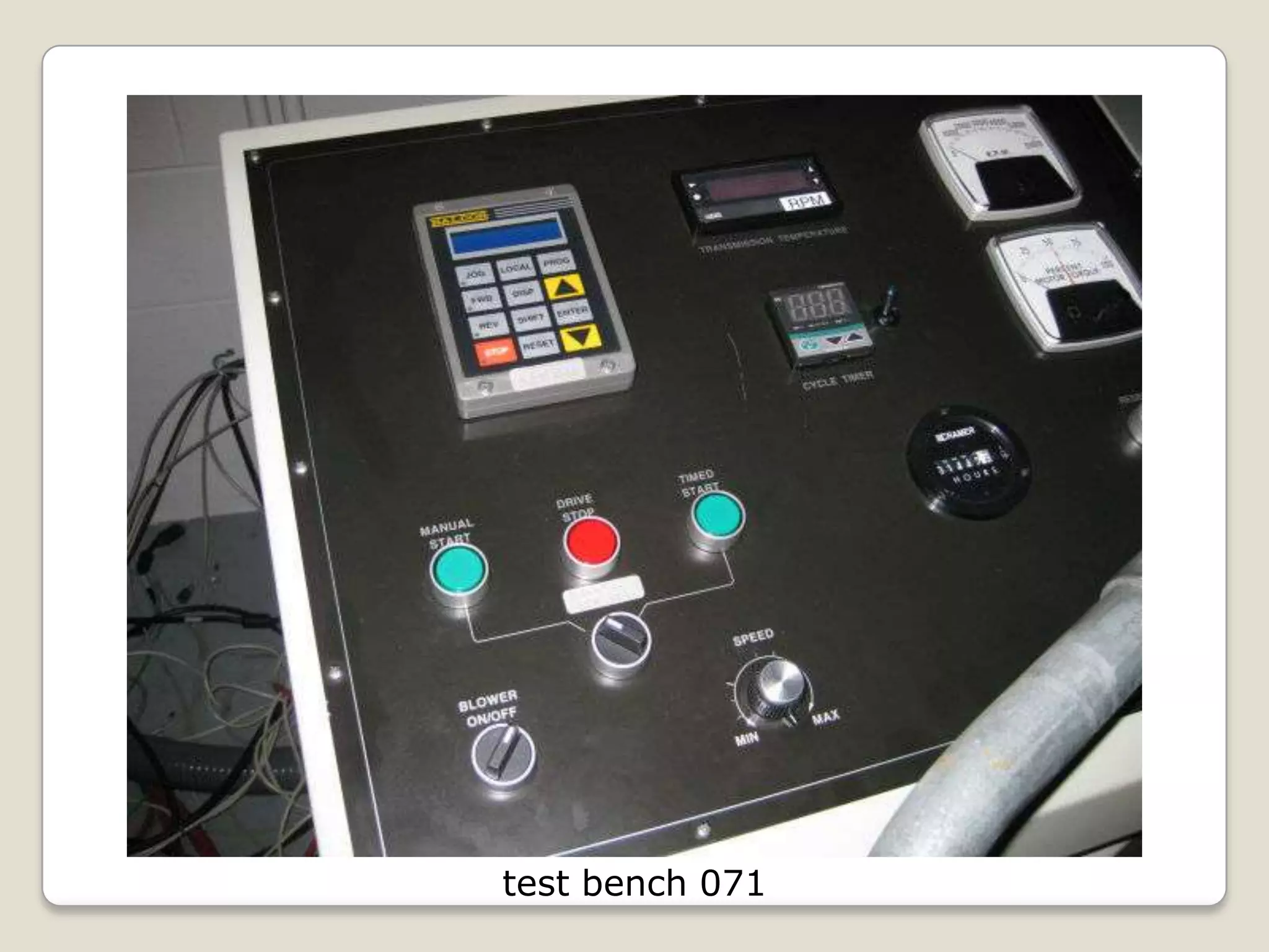test bench 071