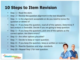 Test Blueprinting and Exam Revision | PPTX
