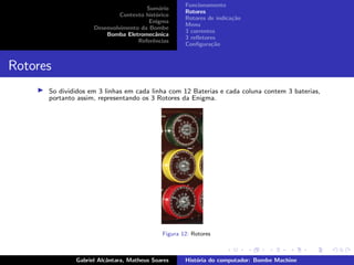 Bombe Machine Menu História do computador: Bombe Machine | PDF