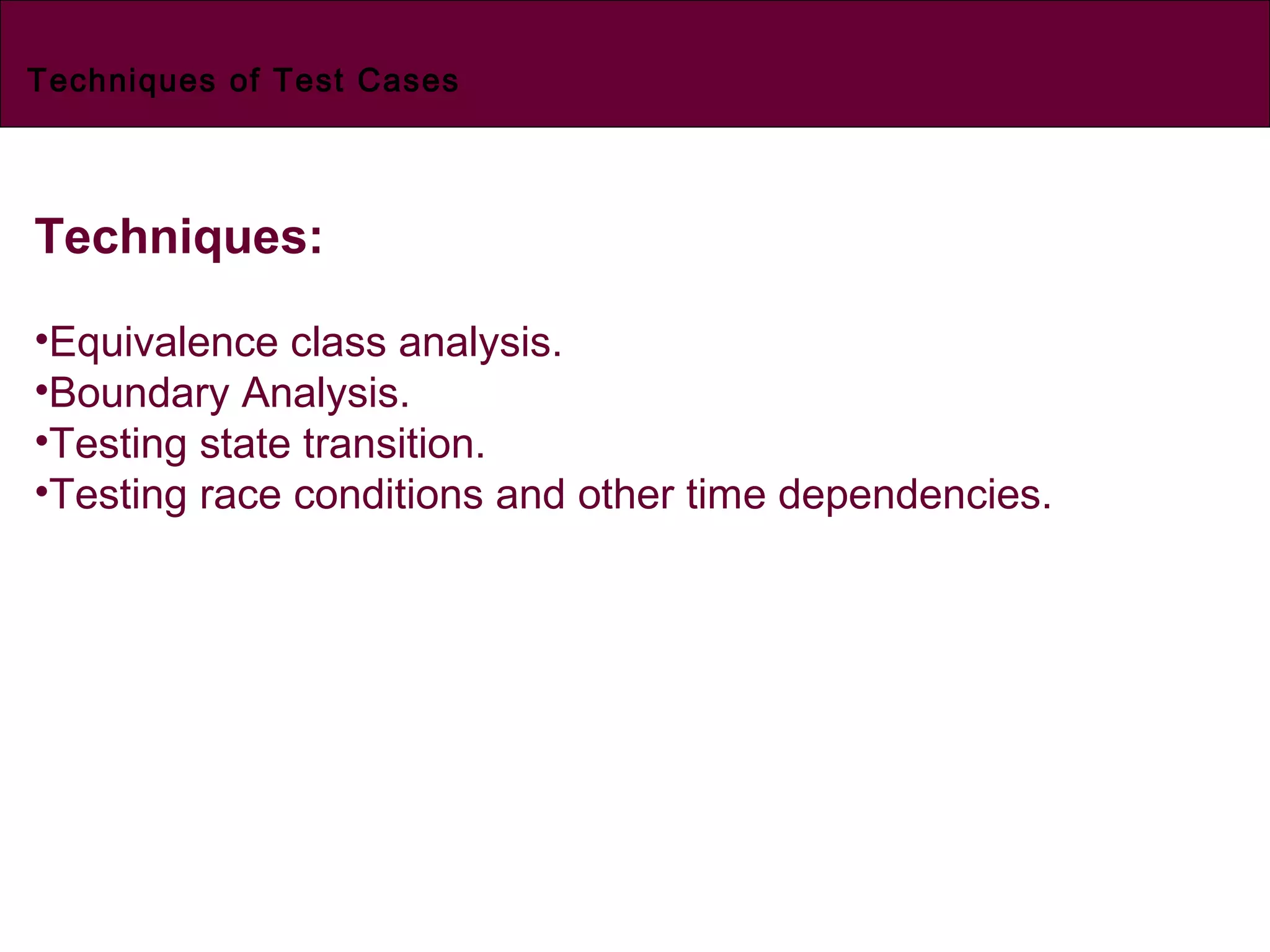 Test case design | PPT