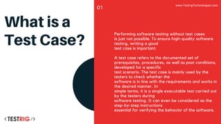 Test Cases in Software Testing Examples PDF By QA Company in USA | PDF
