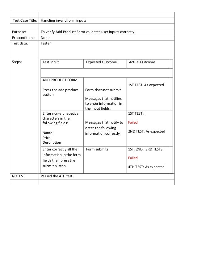form cases ohye mcpgroup co test case example