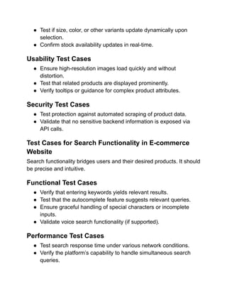 The Test Cases for E-commerce Website.pdf